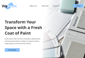 Demo site: We Paint
